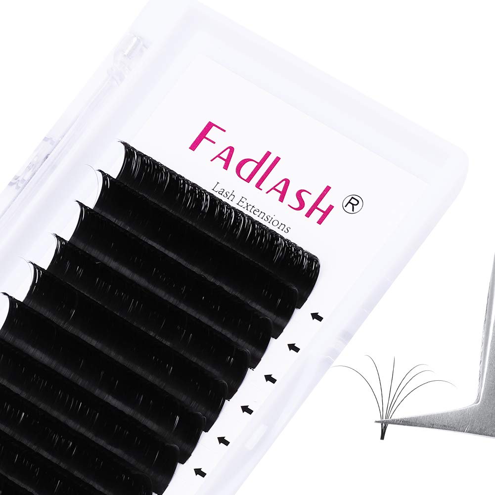 Eyelash Extension B Curl Easy Fan Volume Lashes 0.03-0.10Mm Faux Mink Lash Extension Matte Self Fanning Blooming Lashes 8-30Mm S