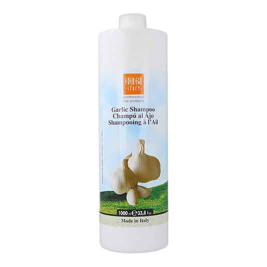 Ever Ego Italy Garlic Shampoo For Damaged, Bleached Or Colored Hair | Repairing And Hydrating Hair Care Product For Men And Wome