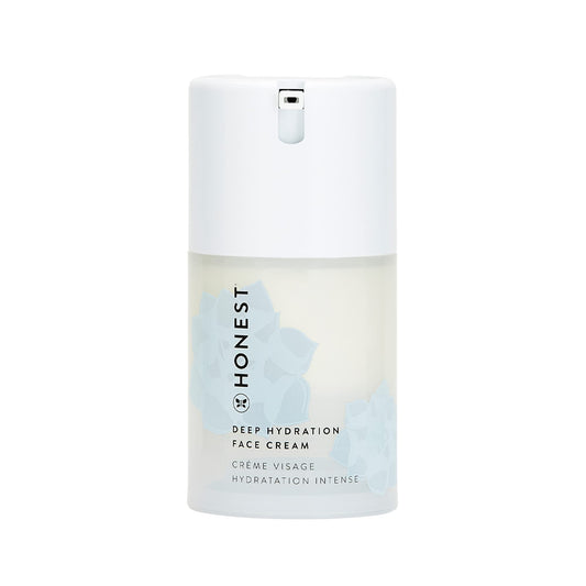 Honest Beauty Deep Hydration Face Cream for All Skin Types | Supports Natural Moisture Barrier | Shea Butter + Baobab Seed Oil |