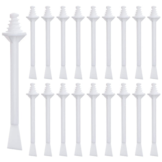 Plastic Wax Applicator Sticks And Disposable Spatulas - 50 Pieces For Nostril Cleaning, Nose Hair Removal, And Waxing