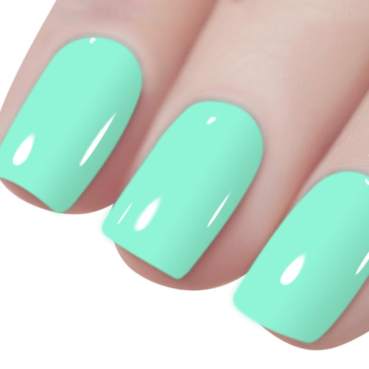 Vishine Gelpolish Gel Nail Polish Lacquer Shiny Color Soak Off Uv Led Professional Manicure Turquoise(1594)