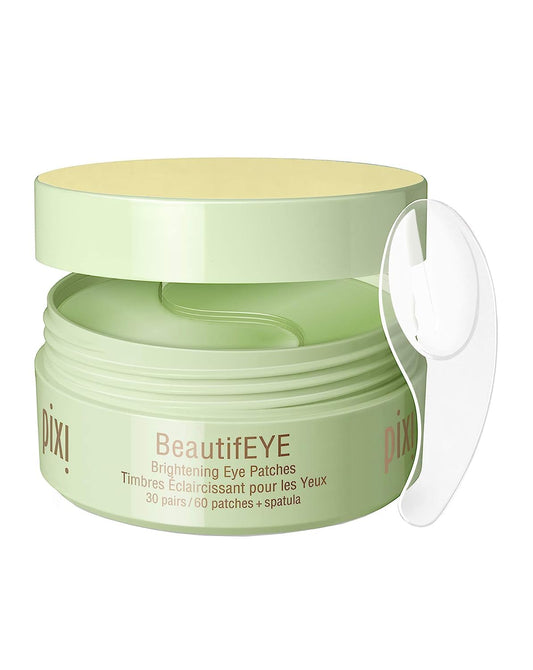 Pixi Beautifeye Hydrogel Under-Eye Patches | Refreshing Eye Patches For Dark Circles | Brighten & Hydrate Under Eyes | 30 Pairs
