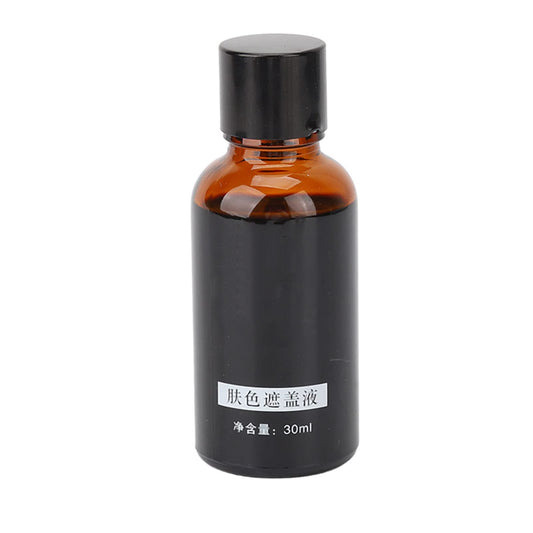 Makeup Vitiligo Concealer, Breathable Skin Friendly Dropper Included Vitiligo Covering Liquid Waterproof For Outdoors