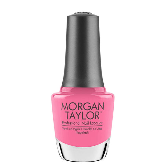 Morgan Taylor Nail Lacquer (Make You Blink Pink) Bright Pink Nail Polish, Finger Nail Polish, Long Lasting Nail Polish, Bright P