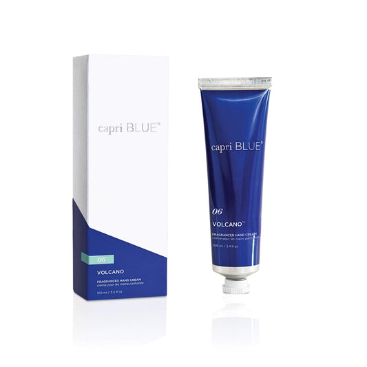 Capri Blue Hand Cream for Dry Cracked Hands - Volcano Moisturizing Jojoba Oil & Shea Butter Lotion - Dry Hand Cream Travel Size