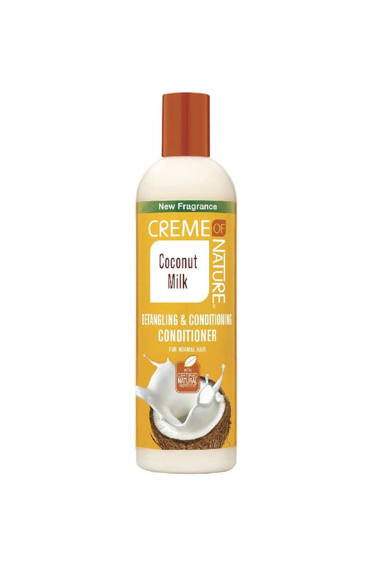 Creme of Nature Conditioner With Coconut Milk, Detangling And Conditioning Formula For Normal Hair, 12 Fl Oz (Pack of 1)