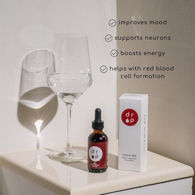 Drop Supplements Organic Trace Mineral Drops, Elderberry Drops and Vitamin B12 Drops Bundle