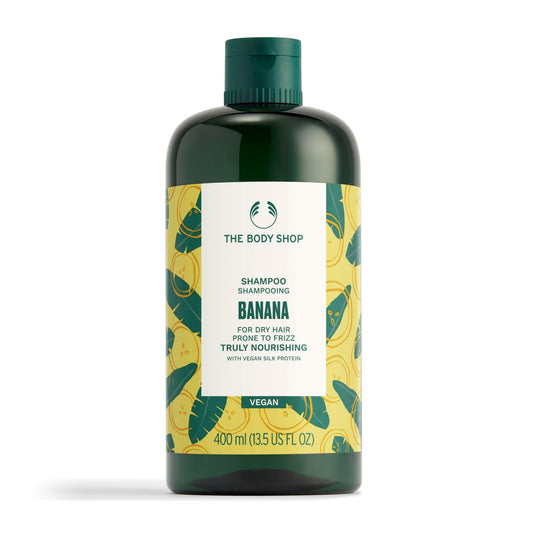 The Body Shop Banana Truly Nourishing Shampoo, 13.5 Fluid Ounce