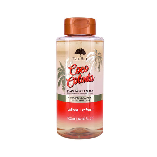 Tree Hut Coco Colada Radiant & Refresh Foaming Gel Wash, 18 Oz.