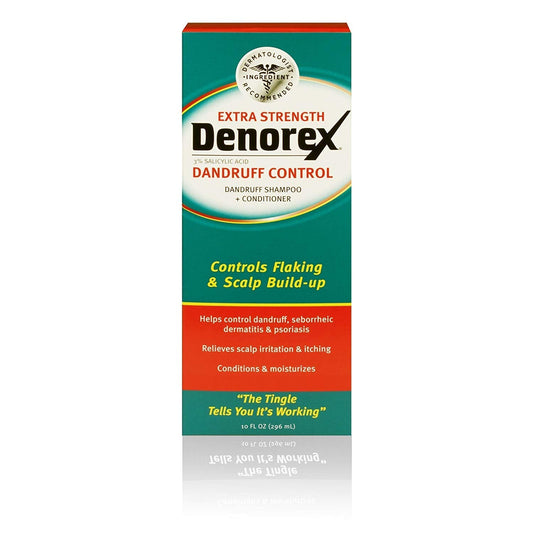 Denorex Extra Strength Dandruff Shampoo + Conditioner 10 Oz (Pack Of 3)