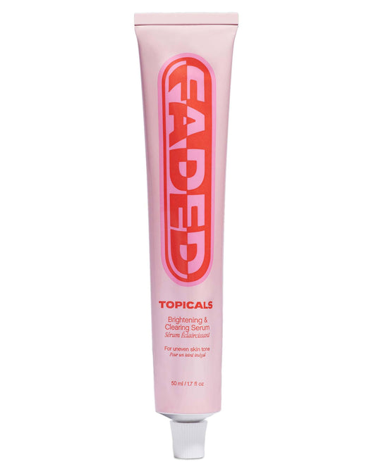 Topicals Faded Brightening And Clearing Serum | Reduces Discoloration, Post-Blemish Marks, Scars And Spots | Contains Kojic Acid