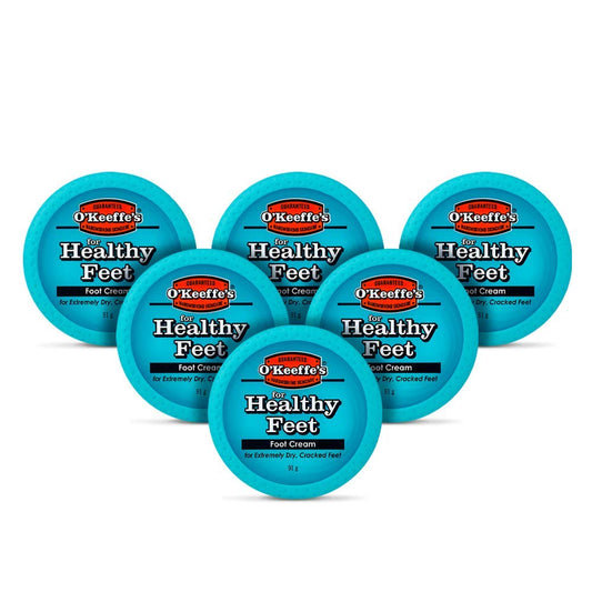 Okeeffes Healthy Feet Jar 91G 6 Pack