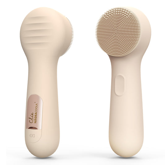 Silicone Face Scrubber, Ngracoola Clie 2.0 Facial Cleansing Brush, Rechargeable, Waterproof Face Scrub Brush For Cleansing, Exfo