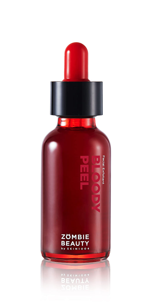 SKIN1004 Bloody Peel 1.01 fl.oz, 30ml AHA 17% Peeling Solution, Pulls off Dramatic Exfoliation Effect with Special Home-care