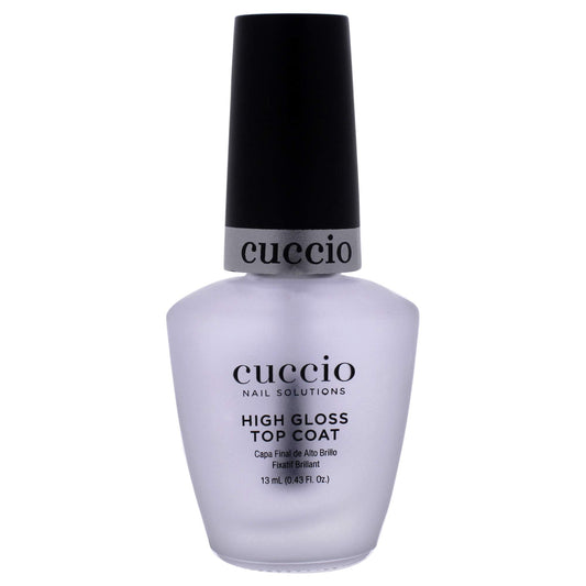 Cuccio Colour High Gloss Nail Top Coat - Developed With UV Absorbers To Help Protect The Nail Colour - Flexible Chip Resistant P