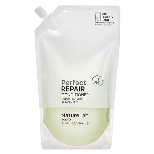 NatureLab TOKYO Perfect Repair Conditioner: Eco-Friendly Refill Pouch: Moisturizing Conditioner to Replenish and Restore Damaged