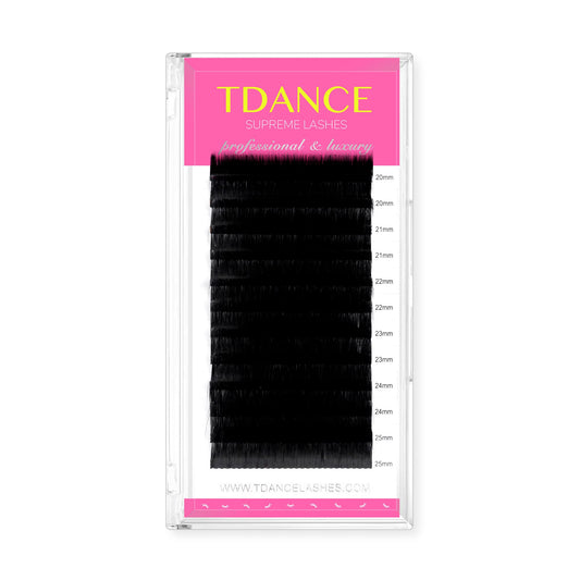Tdance Premium D Curl 0.05Mm Thickness Semi Permanent Individual Eyelash Extensions Silk Volume Lashes Professional Salon Use Mi