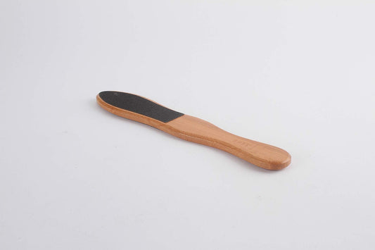 Bass Brushes | Deluxe Foot File | Pure Bamboo Handle | Dark Finish | Model F2 - Db