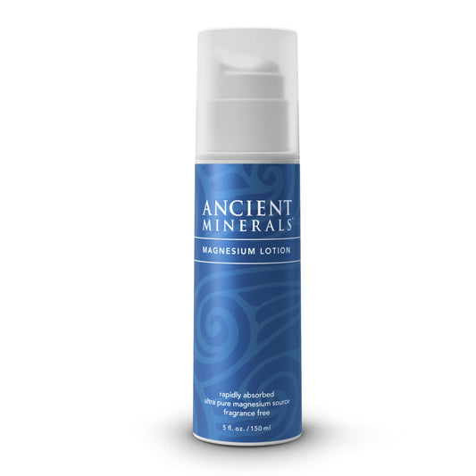 Ancient Minerals Magnesium Lotion High Concentration Genuine Zechstein Topical Magnesium Chloride (5Oz)
