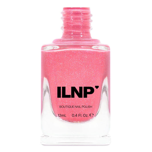 Ilnp Paper Heart - Brink Pink Holographic Nail Polish