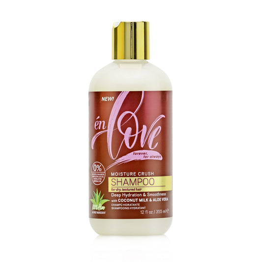 N Love Moisture Crush Shampoo With Natural Coconut Milk & Pure Aloe Vera For Deep Hydration | Smoothness & Shine | Anti-Frizz |