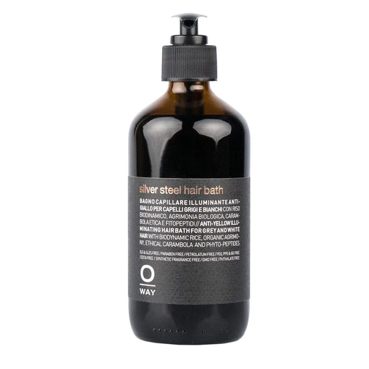 Oway Silver Steel Hair Bath Shampoo 8 Oz