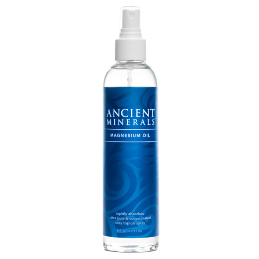 Ancient Minerals Magnesium Oil Spray Bottle Of Pure Genuine Zechstein Magnesium Chloride - Topical Magnesium For Skin Applicatio