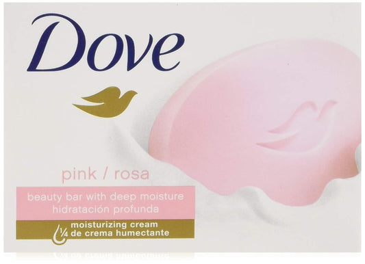 Dove Beauty Bars, Pink 4 oz, 2 ea (Pack of 2)
