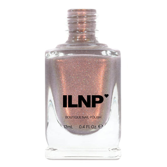 Ilnp Quicksand - Refined Warm Taupe Holographic Nail Polish
