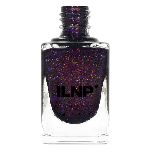 Ilnp Storytelling - Sultry Dark Purple Holographic Nail Polish