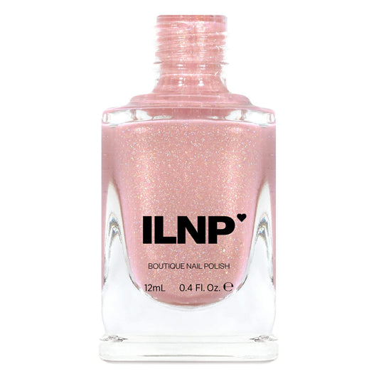 Ilnp Bliss - Soft Pink Holographic Nail Polish