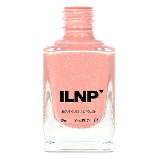 Ilnp Whisper - Warm Pink Shimmer Jelly Nail Polish