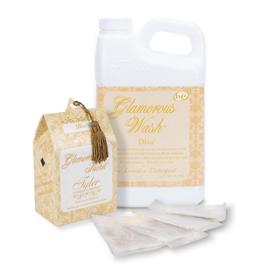 TYLER Liquid Glamorous Wash, Diva, 907g. (With Dryer Sachets)