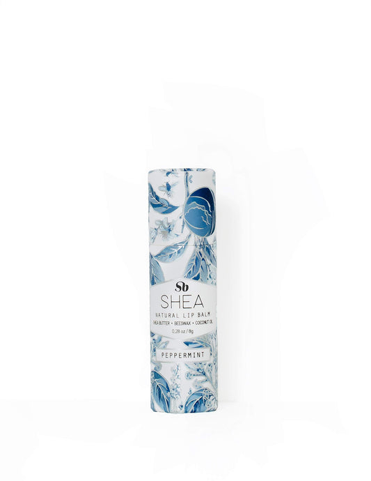 Shea Brand Peppermint Shea Lip Balm, 0.28 Oz
