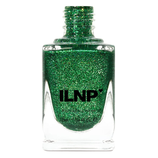Ilnp Lucky One - Pine Green Holographic Nail Polish