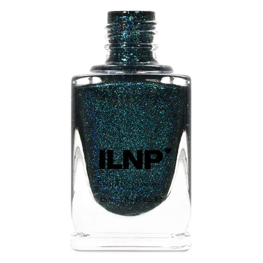 Ilnp Sweater Weather - Petrol Blue Holographic Nail Polish