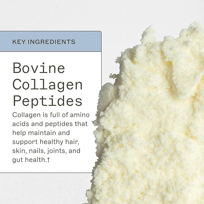 Amy Myers MD Grass Fed Collagen Peptides Powder Unflavored - Pure Hydrolyzed Collagen for Hair Skin and Nails - Bone & Joint Health - Non-GMO, Gluten-Free, Paleo & Keto Friendly - No taste 38 Servings