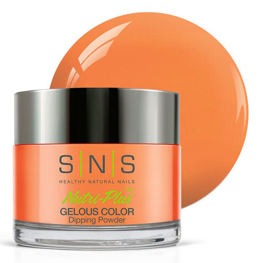 Sns Nail Dip Powder, Gelous Color Dipping Powder - Orange, It'S Obvious (Orange, Peach/Coral, Cream) - Long-Lasting Dip Nail Col