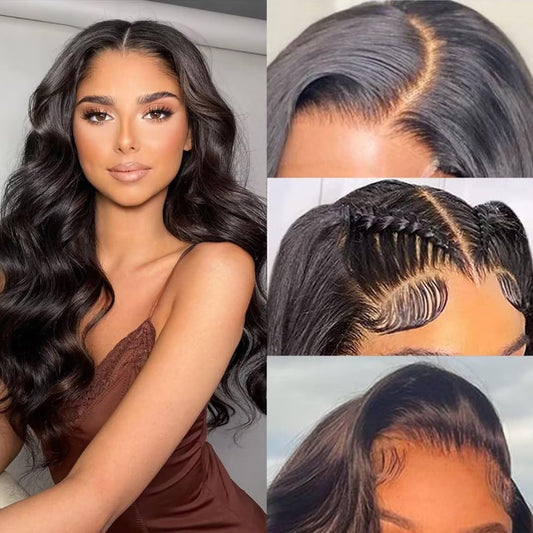Aaliweya 5X5 Closure Wigs Wear And Go Glueless Wigs Human Hair 34Inch Pre Plucked Pre Cut 5X5 Hd Transparent Body Wave Lace Clos