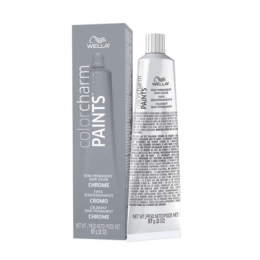 Wella Color Charm Paints Semi-Permanent Hair Dye For Temporary Hair Color, Intermixable Shades, Chrome