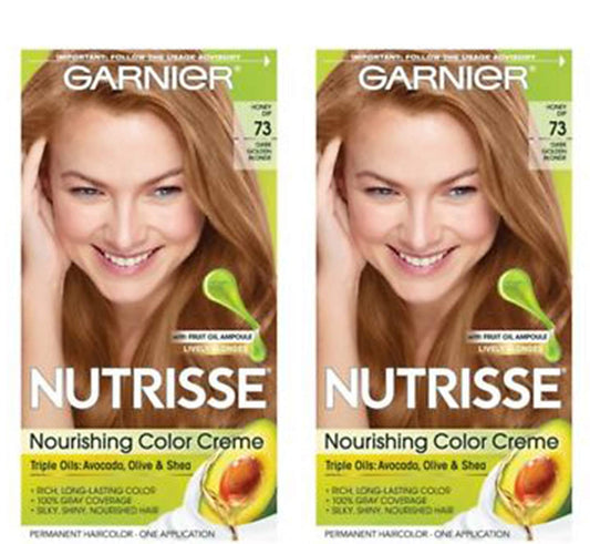 Garnier Nutrisse Haircolor, 73 Dark Golden Blonde 1 Ea (Pack Of 2)