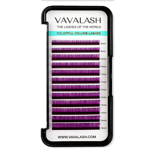 Colored Lash Extensions 0.07Mm Dd Curl Violet Individual Volume Lashes Extensions 8-15 Mix Length Color Eyelash Extensions For S