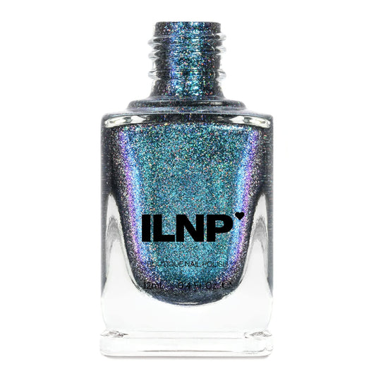 Ilnp Level Up - Teal To Purple Color Kissed Ultra Holographic Nail Polish