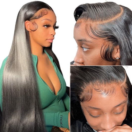 Straight Lace Front Wigs Human Hair 13X4 Hd Transparent Lace Front Human Hair Wigs For Black Women Glueless Brazilian Virgin Hai