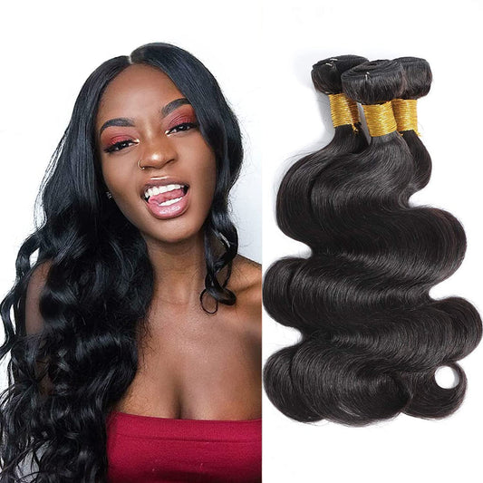 Selina Hair 12A 8 10 12 Brazilian Body Wave Bundles Virgin Hair 3 Bundles 300G Full Head Set Remy Hair Unprocessed Human Hair We