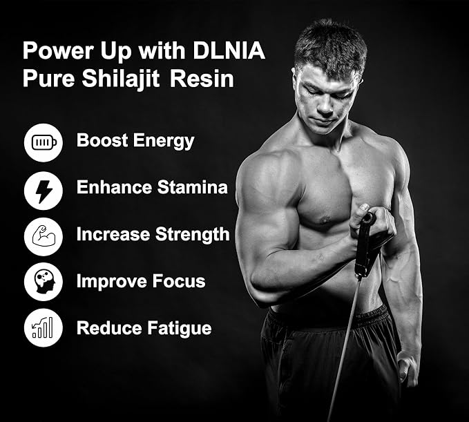 Shilajit Pure Himalayan Organic Shilajit Resin Supplement- Gold+ Grade with 85+ Trace Minerals with 75% Fulvic Acid, Overall Energy & Immune Support (50 Gram (Pack of 1))