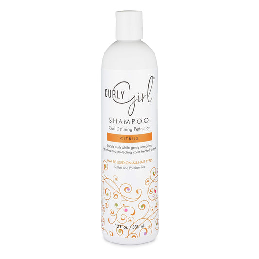 Curly Girl, Curl Definition Shampoo, (Sulfate, Paraben, Formaldehyde, Dea, Mea Free), Citrus 12 Oz