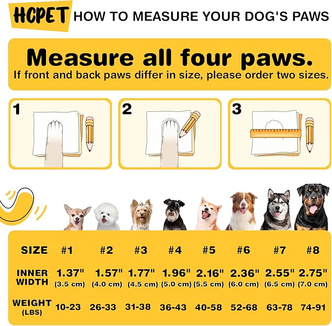 Hcpet Dog Shoes for Large Dogs, Breathable Dog Booties for Small Medium Dogs, Anti-Slip Dog Boots & Paw Protectors for Hot Pavement Winter Snow Hiking with Reflective Straps Pink Size 5