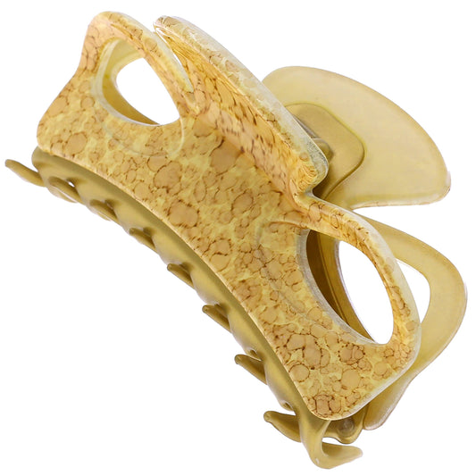 Camila Paris Cp3236 French Hair Clip For Women, Mustard, Girls Hair Claw Clips Jaw Fashion Durable And Styling Hair Accessories