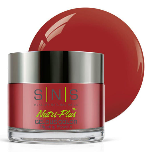 Sns Nail Dip Powder, Gelous Color Dipping Powder - Corvette Red (Red) - Long-Lasting Dip Nail Color Lasts 14 Days - Low-Odor & N